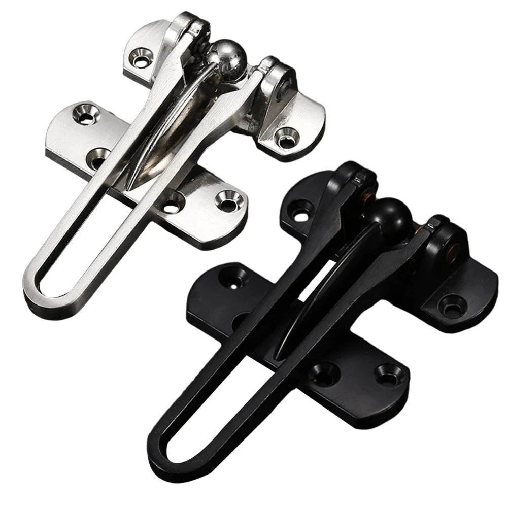 Insurance Door Bolt Home Anti-theft Room Door Bar Door Buckle Lock Chain Safety Bedroom Hotel Anti-lock Buckle Lock Hardware