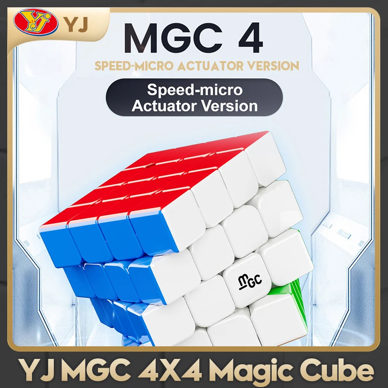 YJ MGC bearing version 4x4 M Magnetic Megaminxeds pyramid Magic SpeedCube Cubo Magico Toys