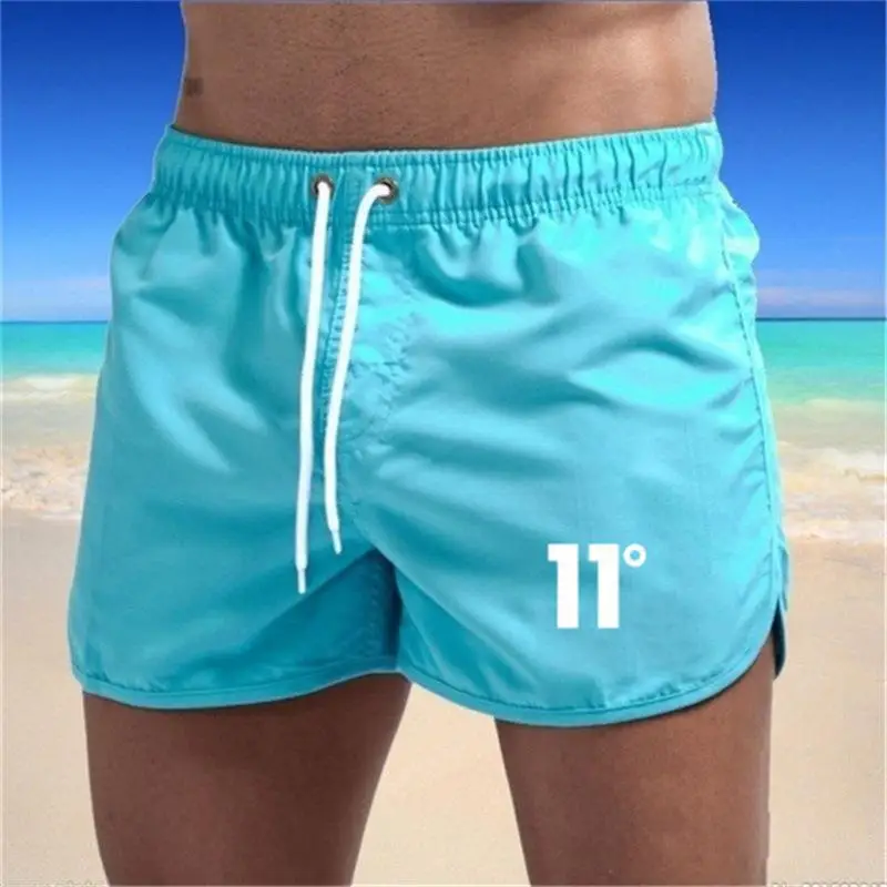 New Youth Men's Sports and Leisure Shorts Beach Belt Inner Mesh Three Piece Pants Fashion Breathable Men's and Women's Shorts