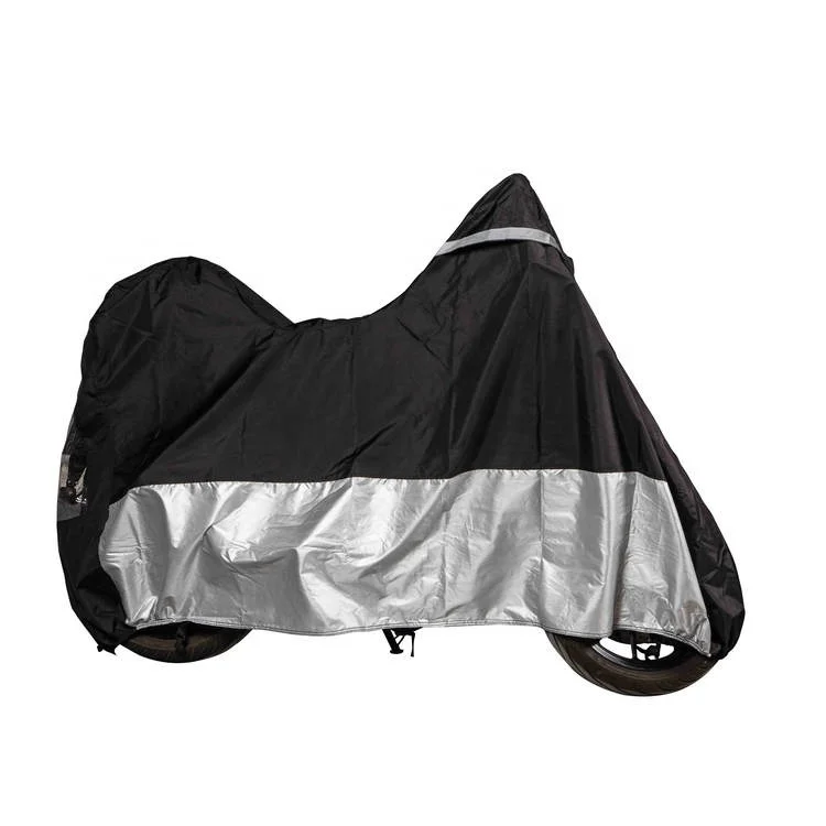 

Waterproof Outdoor Motorcycle Rain Cover UV-Proof Polyester Oxford with Plastic Frame Sun Protection Canopy for Motorbike