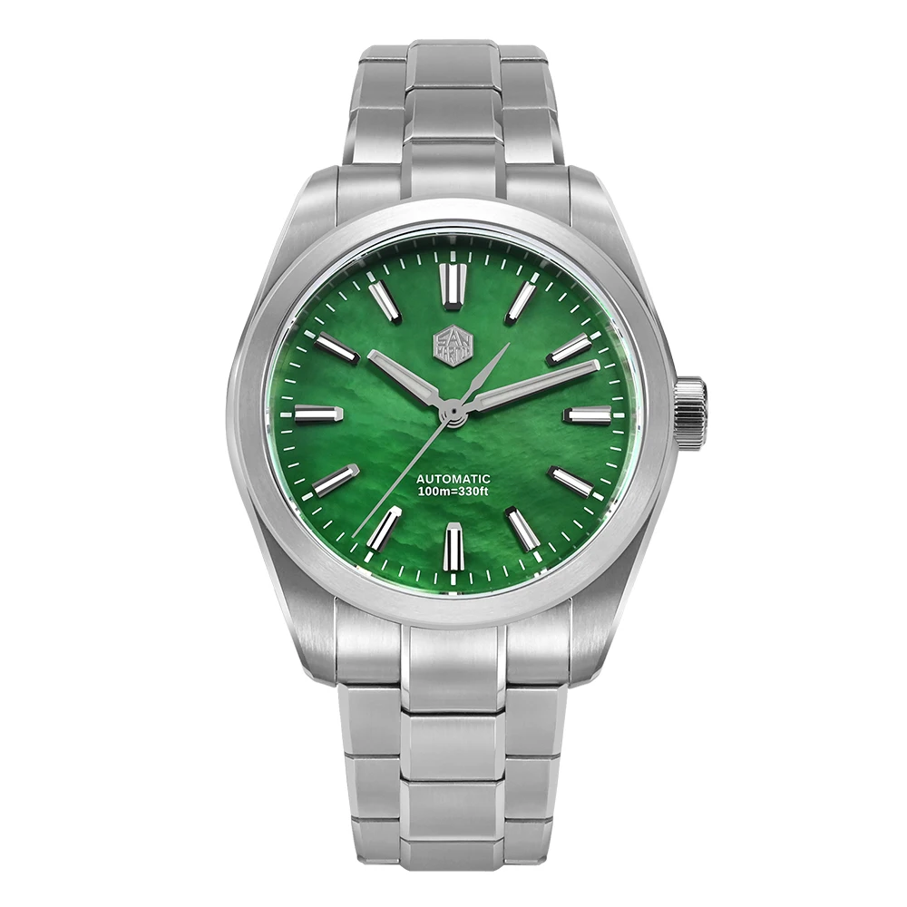 San Martin 39mm Miyota 90S5 MOP Zifferblatt Männer GADA Armbanduhr Automatische Uhren Mechanische BGW-X1 10Bar Leuchtende SN0144GX-4/7 3