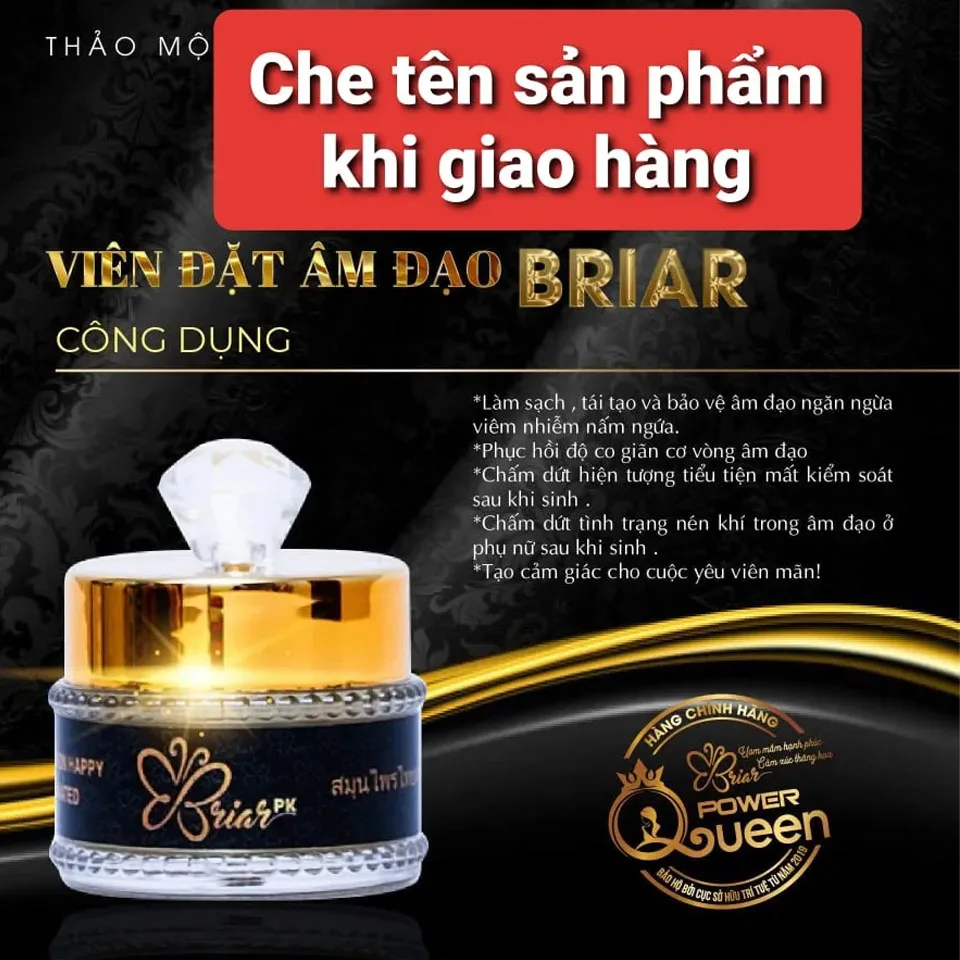 Viên Đặt Se Khít BRIAR PK Chính Hãng [10 Viên] - Thảo Mộc Tầm Xuân