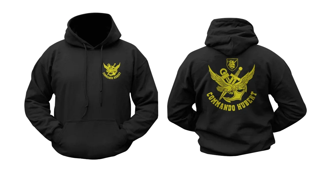 French Naval Special Forces Combat Swimmer Frogmen Commando Marine Hubert Pullover Hoodie Sweatshirt