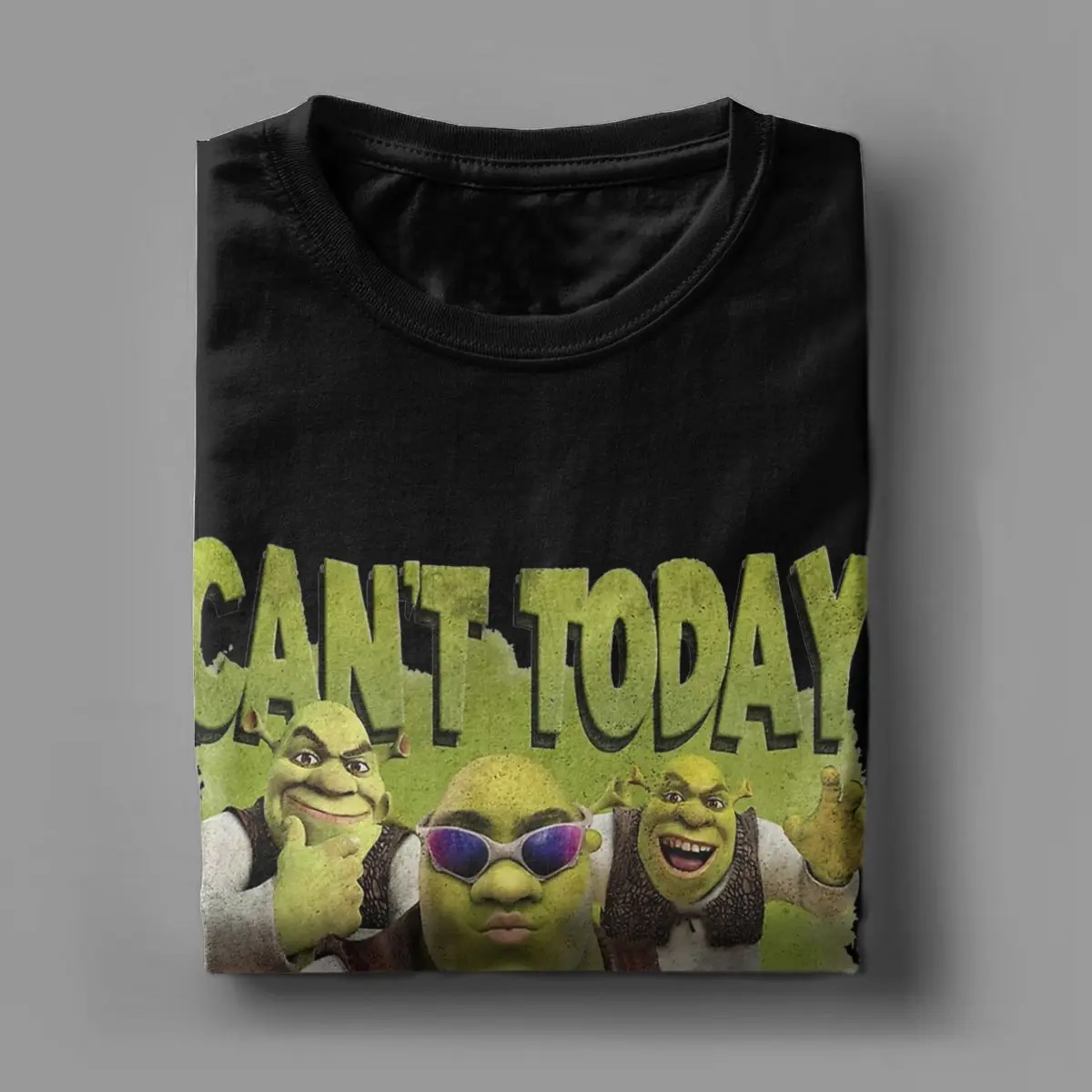 Can\'t Today I\'m Swamped T-Shirt Shreks Men Vintage Cotton Tee Shirt Round Neck Short Sleeve T Shirts Gift Idea Tops