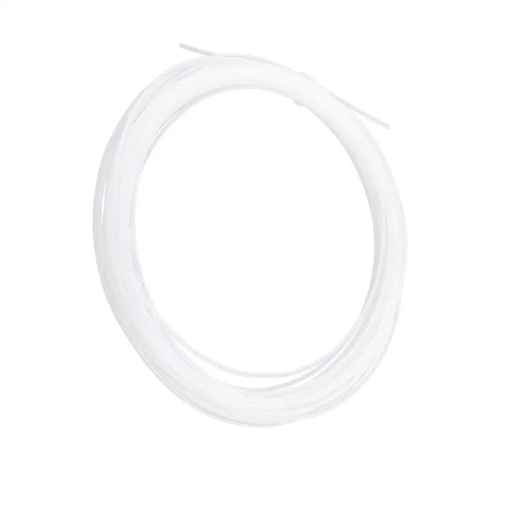 Raqueta de tenis de alta elasticidad, cuerda de 12m, hilo blanco, paquete de 3 a 6