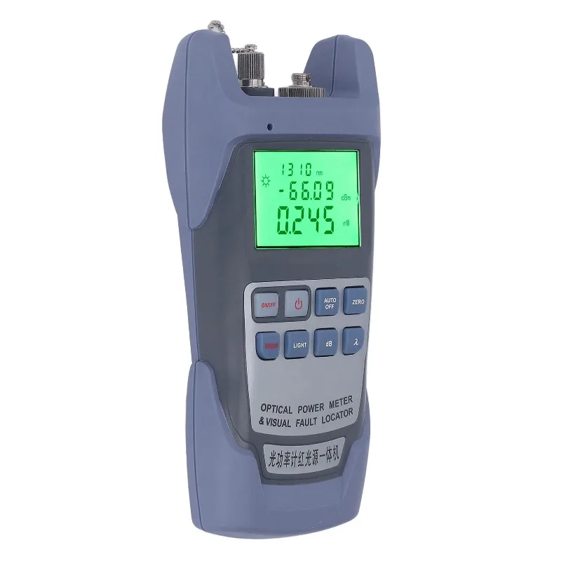 Fiber optic power meter tester, integrated red light source machine, 102030 kilometer tail fiber jumper light pen