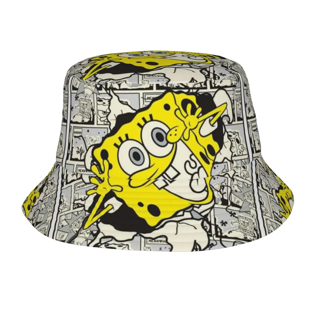 Reise-Kopfbedeckung SpongeBob-Outfit Fischerhut Harajuku Mädchen Sonnenhüte