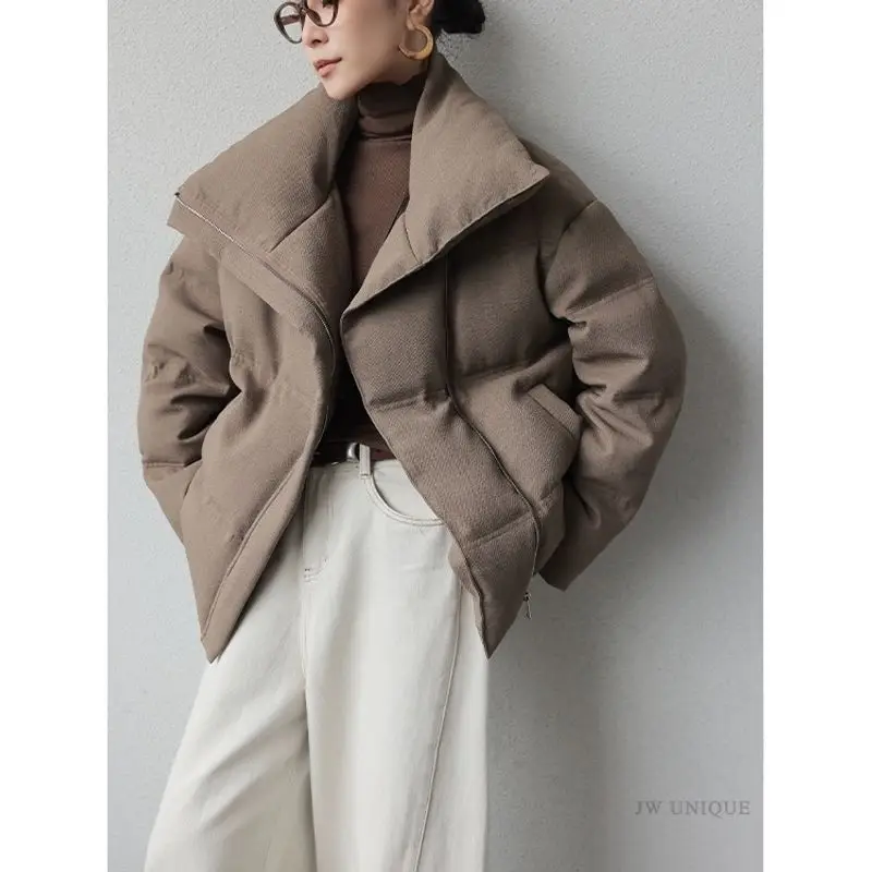 الراقية مزاجه الدافئة كبيرة التلبيب الخبز الملابس النسائية الشتاء سميكة الملابس القطنية الدافئة ملابس قطنية الموضة #6