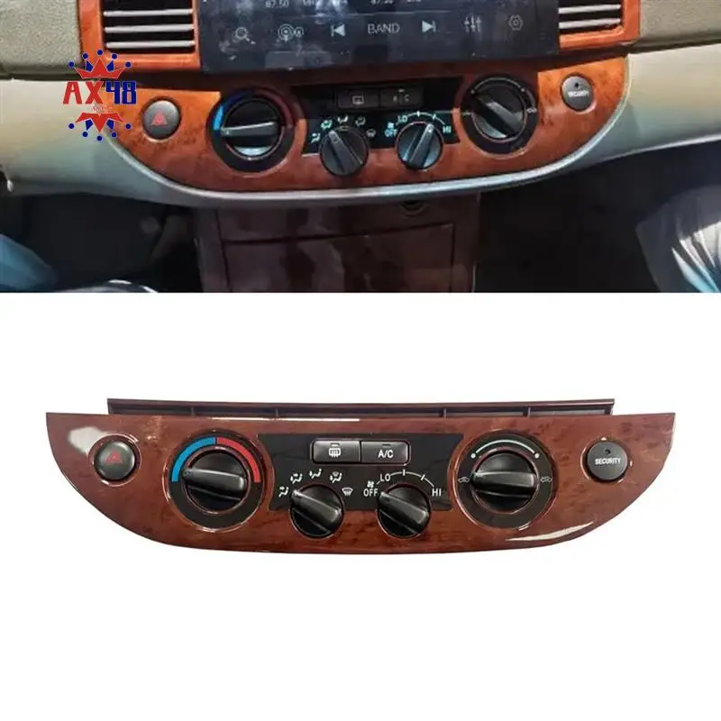 

AX48-Dashboard Climate Control Heater Air Conditioning A/C Switch Panel Bezel Vent Button Assembly For Toyota Camry 2003-2006