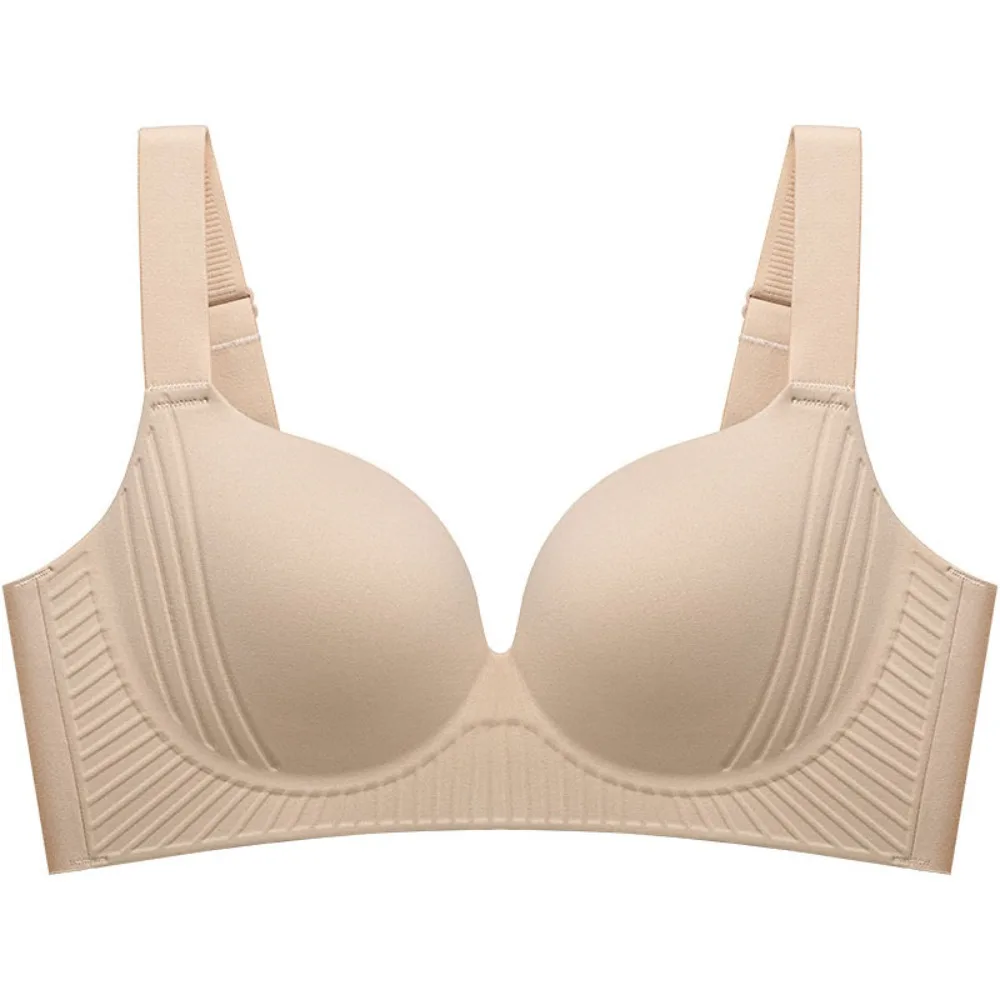 

Fashion Shockproof Wireless Deep V Bra Anti-sagging Lingerie Underwear for Women Thin Push Up Seamless Bra Girls