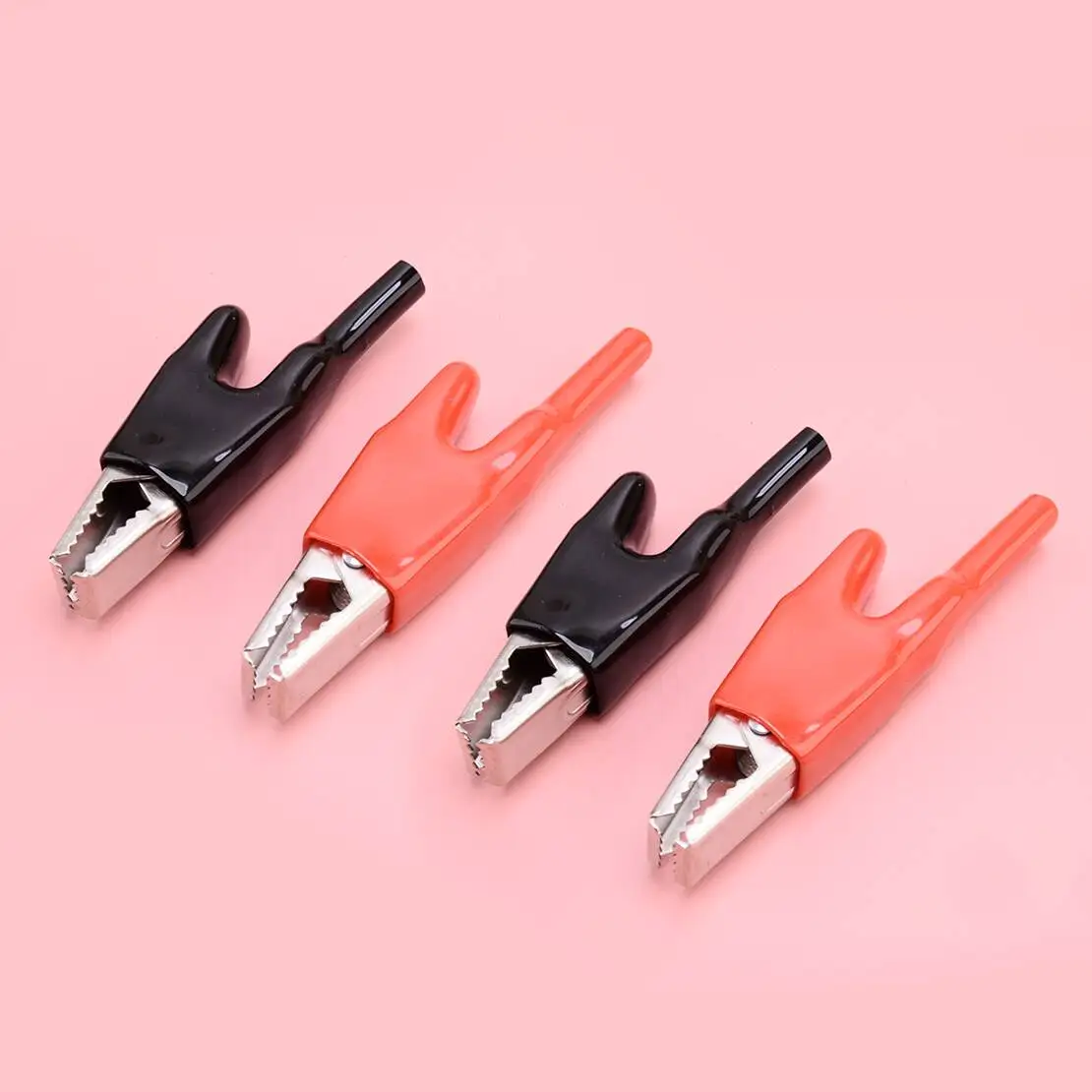 

Heavy-Duty 50A Insulated Sheathed Alligator Clips Electrical Jumper Wire Clamp Voltage Test Battery Cable Clip
