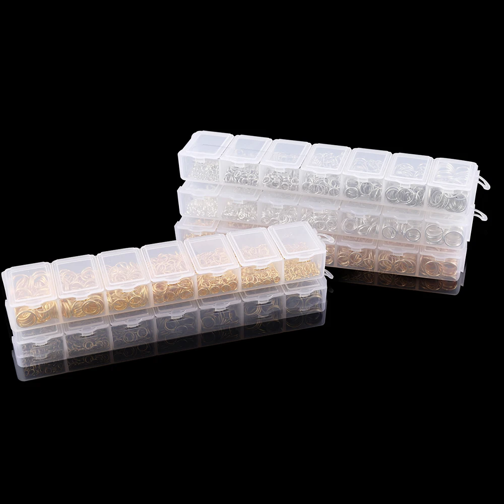 1370PCS/Set Mixed Metal Open J - Jump Ring Assorted review and price