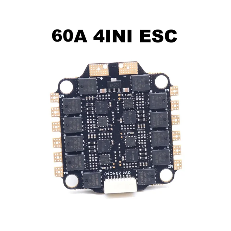 DIGIT-H743 FC & ESC FPV Stack H743 وحدة تحكم في الطيران 60A 4-INI ESC 3-6S بطارية مزدوجة BEC 30.5X30.5 مللي متر ل RC FPV سباق الطائرة بدون طيار Ra