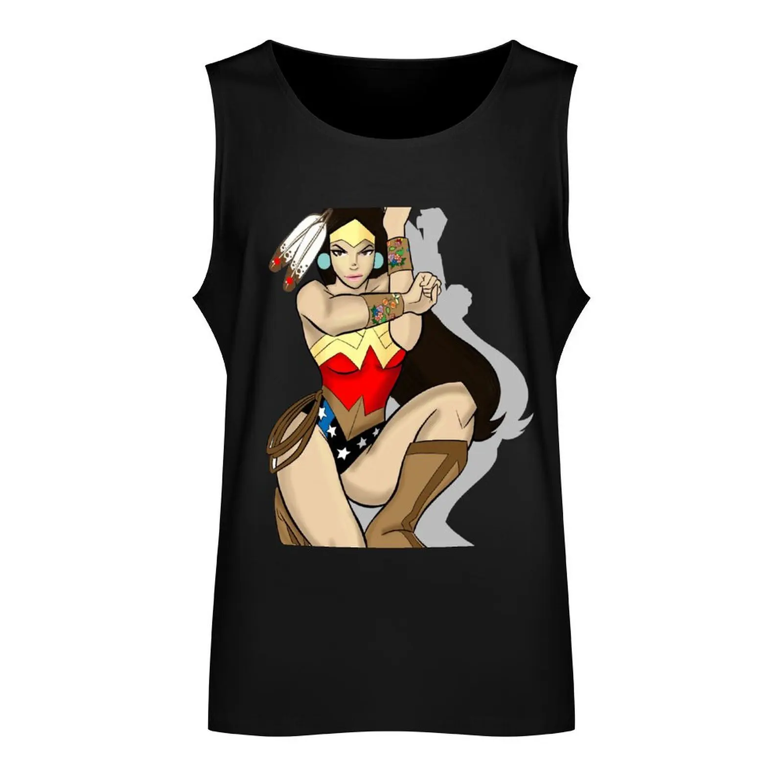 Wonder Kwe Tank Top anime clothes Men's clothes Men's t-shirts