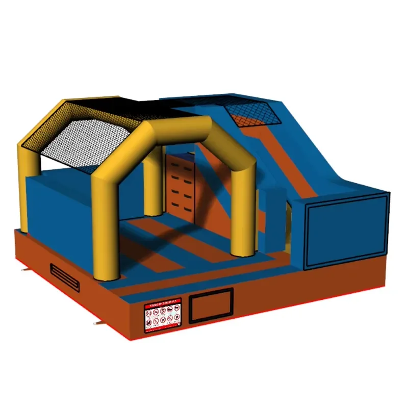 M1 4x4x2.4m Indoor Inflatable Jumping Castle Slide