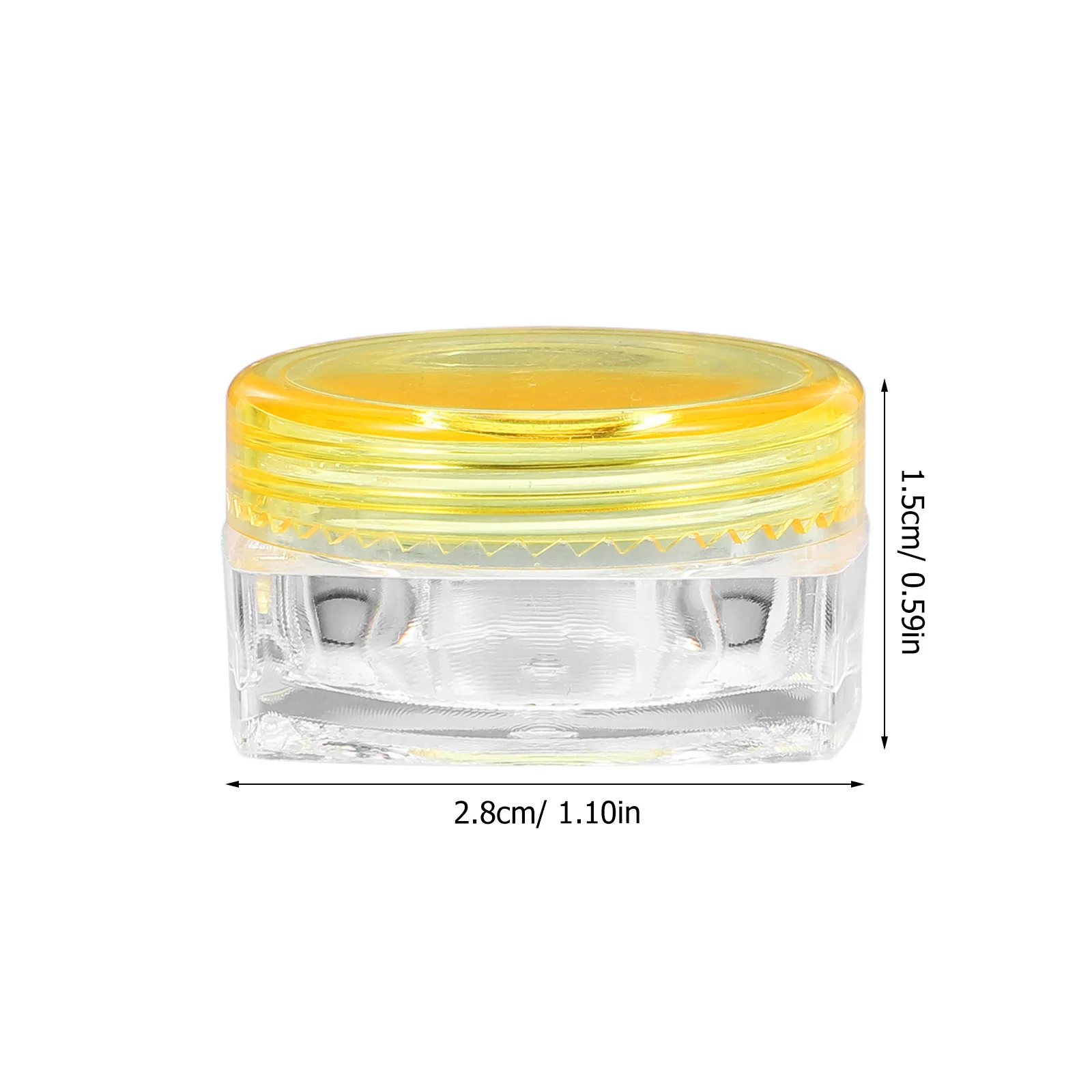 24개입 와이드 마우스 크림 용기 리필 가능한 소형 여행용 비즈니스 출장 호텔용 크림 용기 얼굴 크림 용기