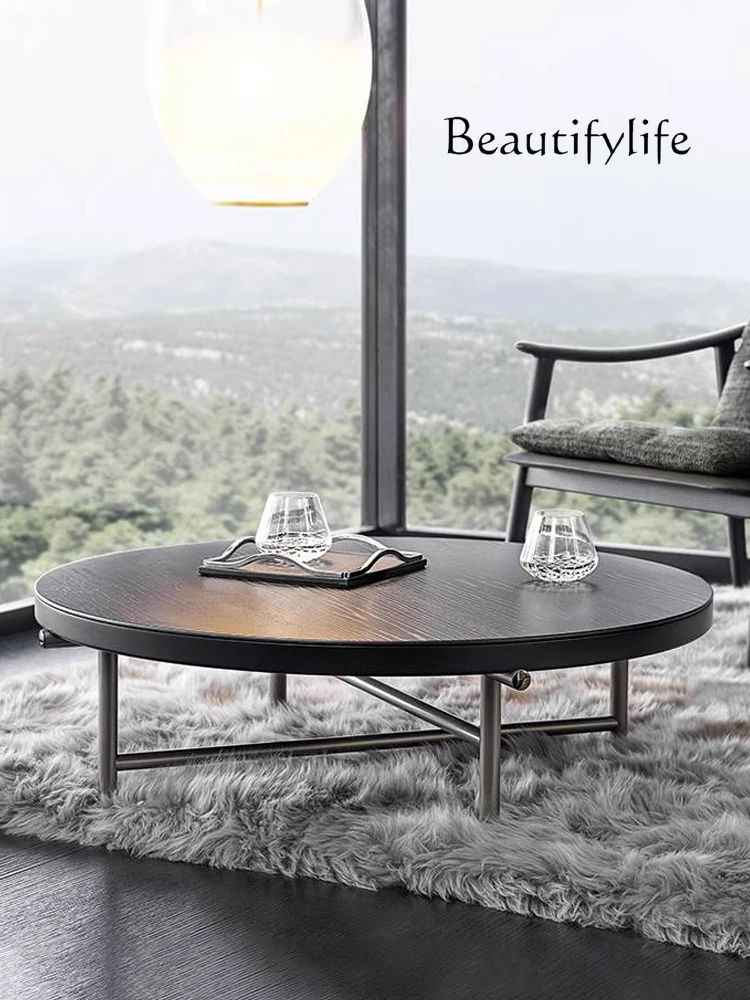 Italian Style Light Luxury Minimalist Coffee Table Side Several Combinations Modern Designer Furniture Villa Home Living Room