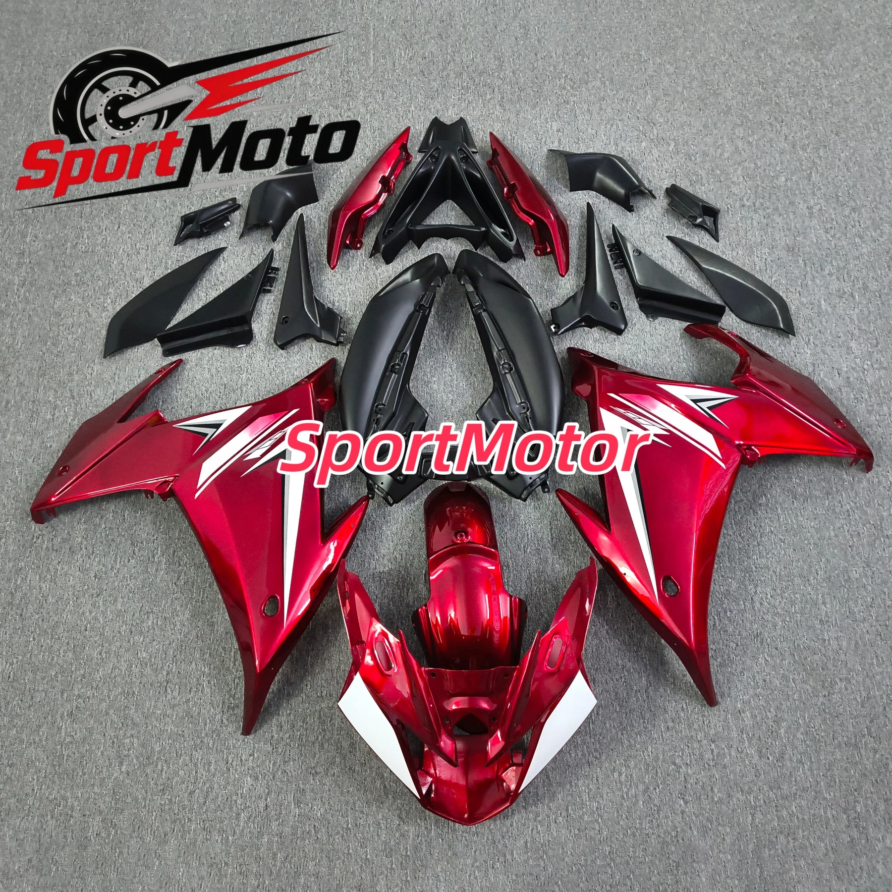 For FZ6R 2009-2015 Components Pack Left and Right Cowling Motorcycle Unpainted Fairing FOR fz6R 09-15 Plastic Parts