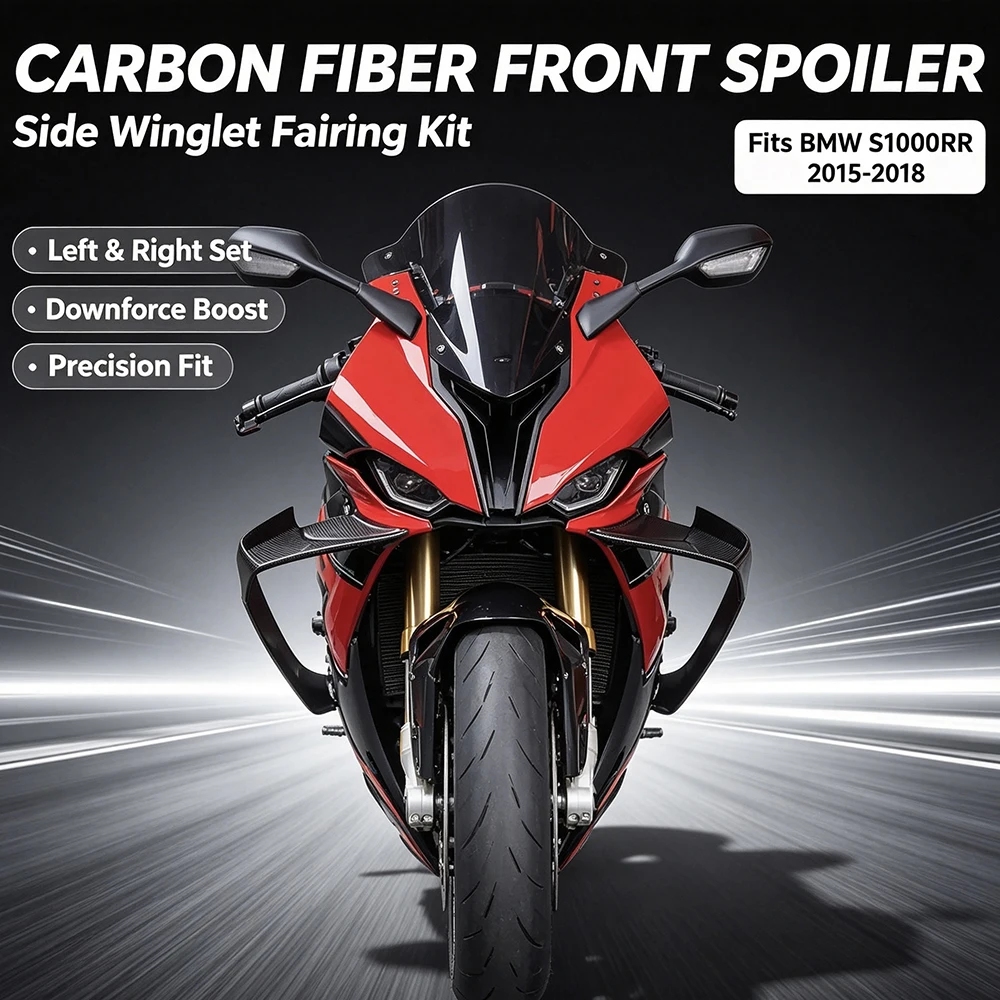 For BMW S1000RR 2015-2018 Motorcycles Aerodynamic Wing Kit Spoilers Winglet Accessories Side Fairing Fixed Wing S 1000 RR