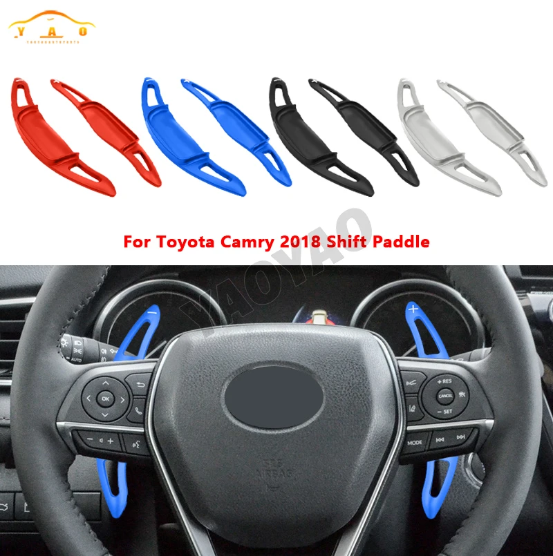 

Steering Wheel DSG Extension Sticker Shift Paddle Gear Extender Shifter For Toyota Corolla Camry RAV4 Avalon 2019 2020 2021 2022