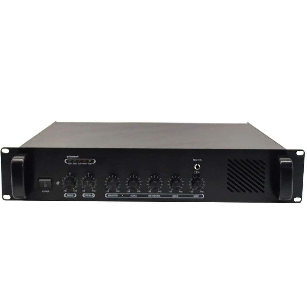 SURPASS 4-channel Signal Input SP-IPM80 IP Network Single Zone With Mic And AUX PA Mixer Amplifier