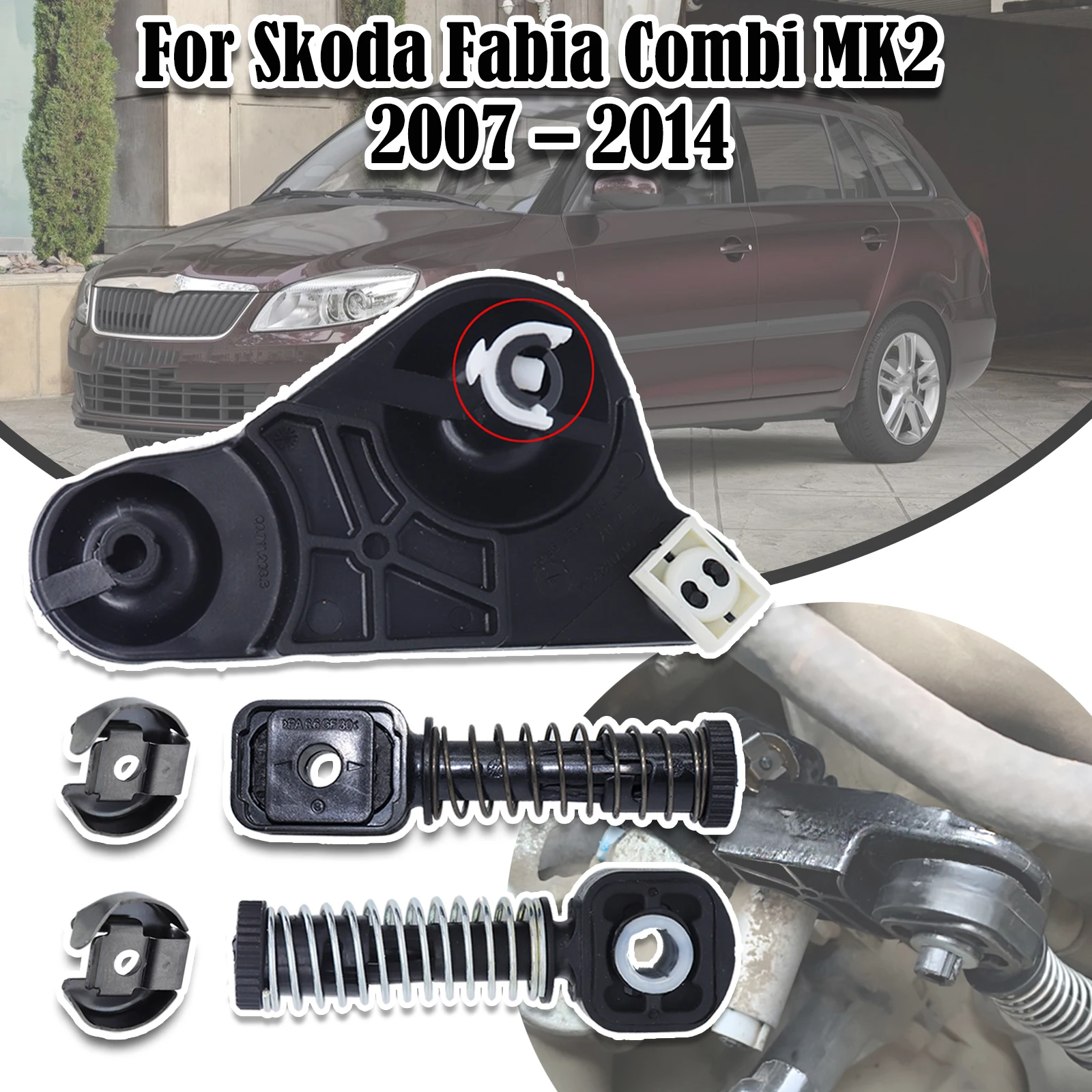 

For Skoda Fabia Combi MK2 Shifter Linkage End Replace Roomster Relay Lever Bowden Cable Catch Lock Washer MT Selector 2007-2014