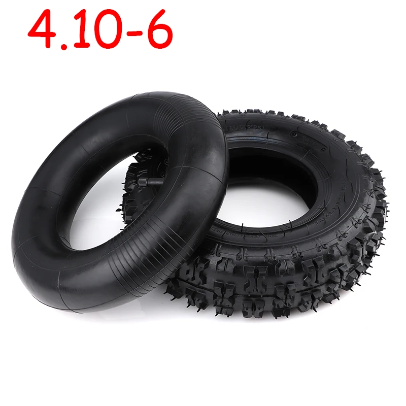 

1 Pcs Tire 4.10-6 Tire Inner Tube Outer Tire Suitable For Atv Go Kart Mini Quad 47cc 49cc Snow Motorcycle Tire Moto Accessories