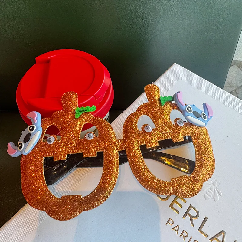 Disney cartoon Halloween vestire festa festiva atmosfera decorazione oggetti di scena bambini adulto montatura per occhiali personalità creativa