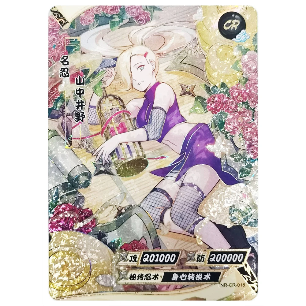 Naruto Kayou CR Card 1~26 Series Characters Tsunade Hyuga Hinata Christmas Birthday Gift Rare Toys Anime Collection Card