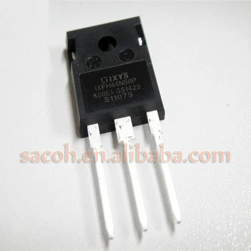 10Pcs IXFH44N50P or IXFH44N50Q3 IXFH44N50 TO-247 44A 500V HiPerFET Power MOSFET