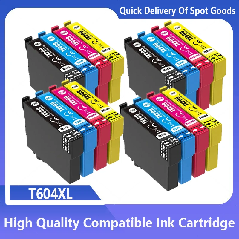 

604XL T604XL T604 604 Compatible Ink Cartridge For Epson XP-2200 2205 3200 3205 4200 4205 WF-2910 2935 2930 2950DWF Printer