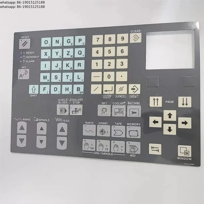 1PCS  NEW  CNC  lathe operation panel button film, machining center panel film