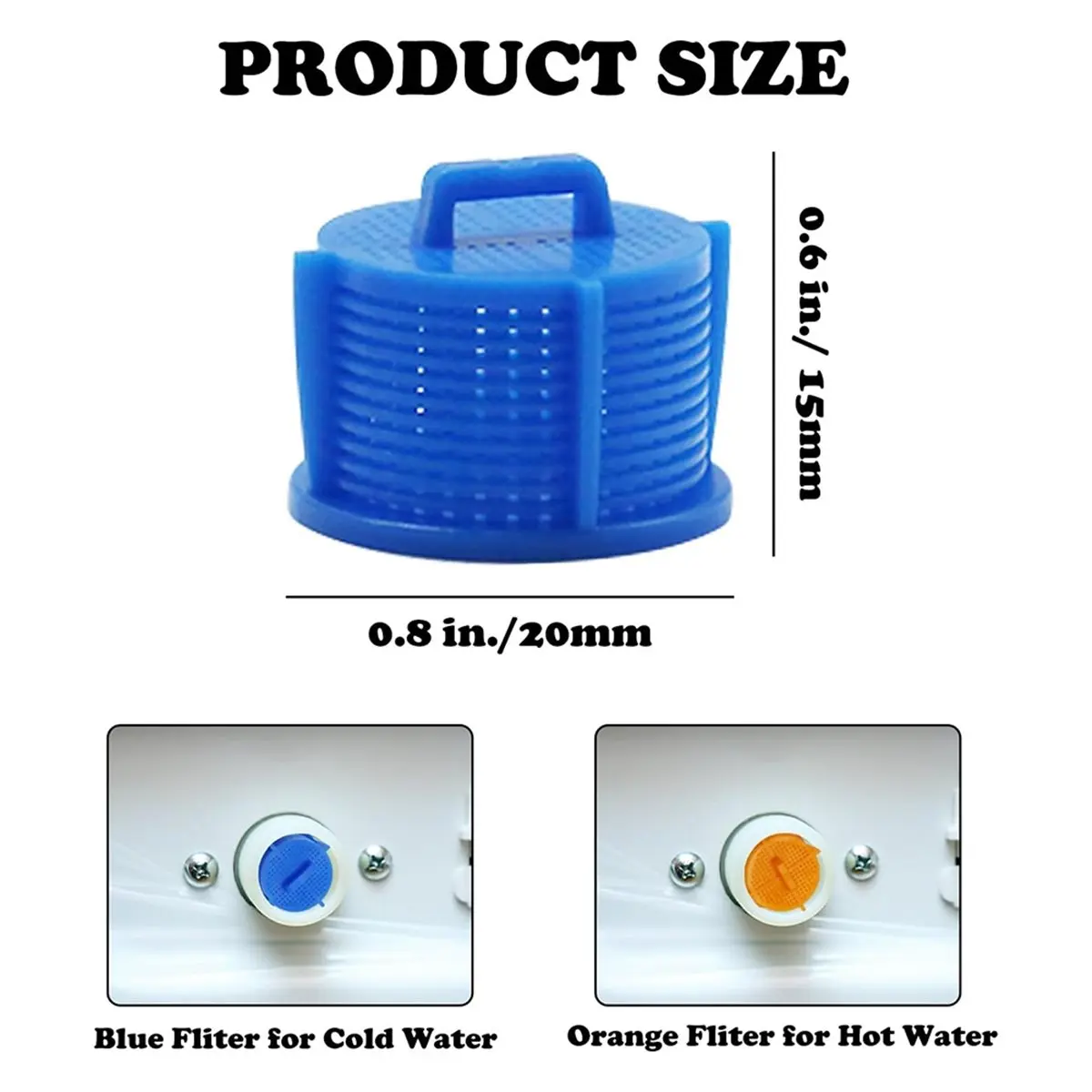 20 filtros de água da máquina de lavar dos pces, filtros da máquina de lavar agm73269501 substituições do filtro de fiapos filtros de mangueira de água