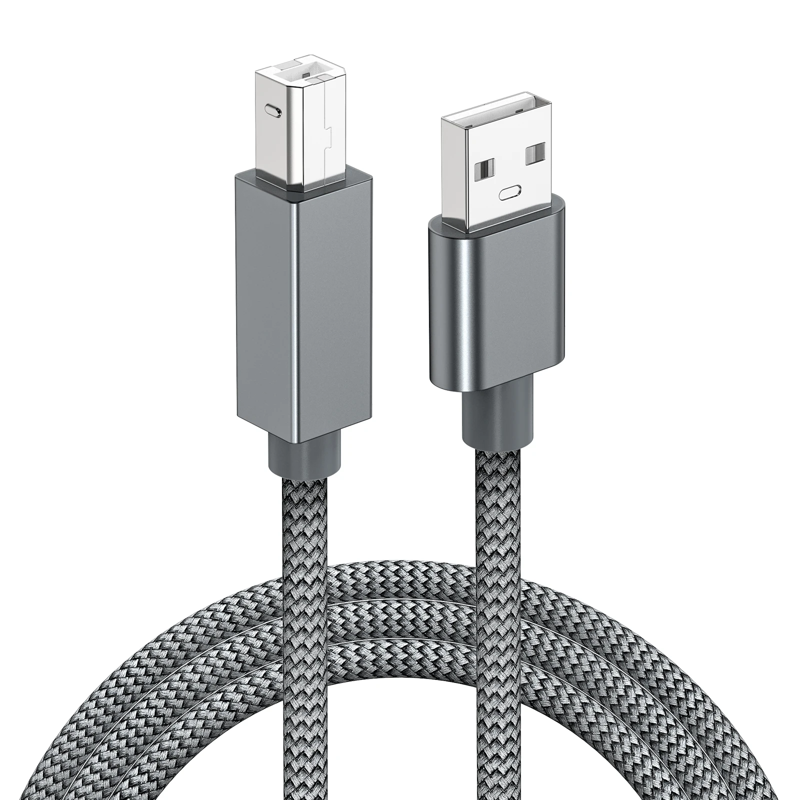 The USB2.0 Square Port Printer Data Connection Cable Is Suitable for Canon HP and Epson Printers and High-Speed Scanners