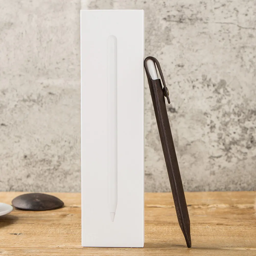 

Чехол для стилуса с сенсорным экраном, совместимый с Apple Pencil 2, премиальный защитный чехол, компактный портативный футляр для цифровых устройств