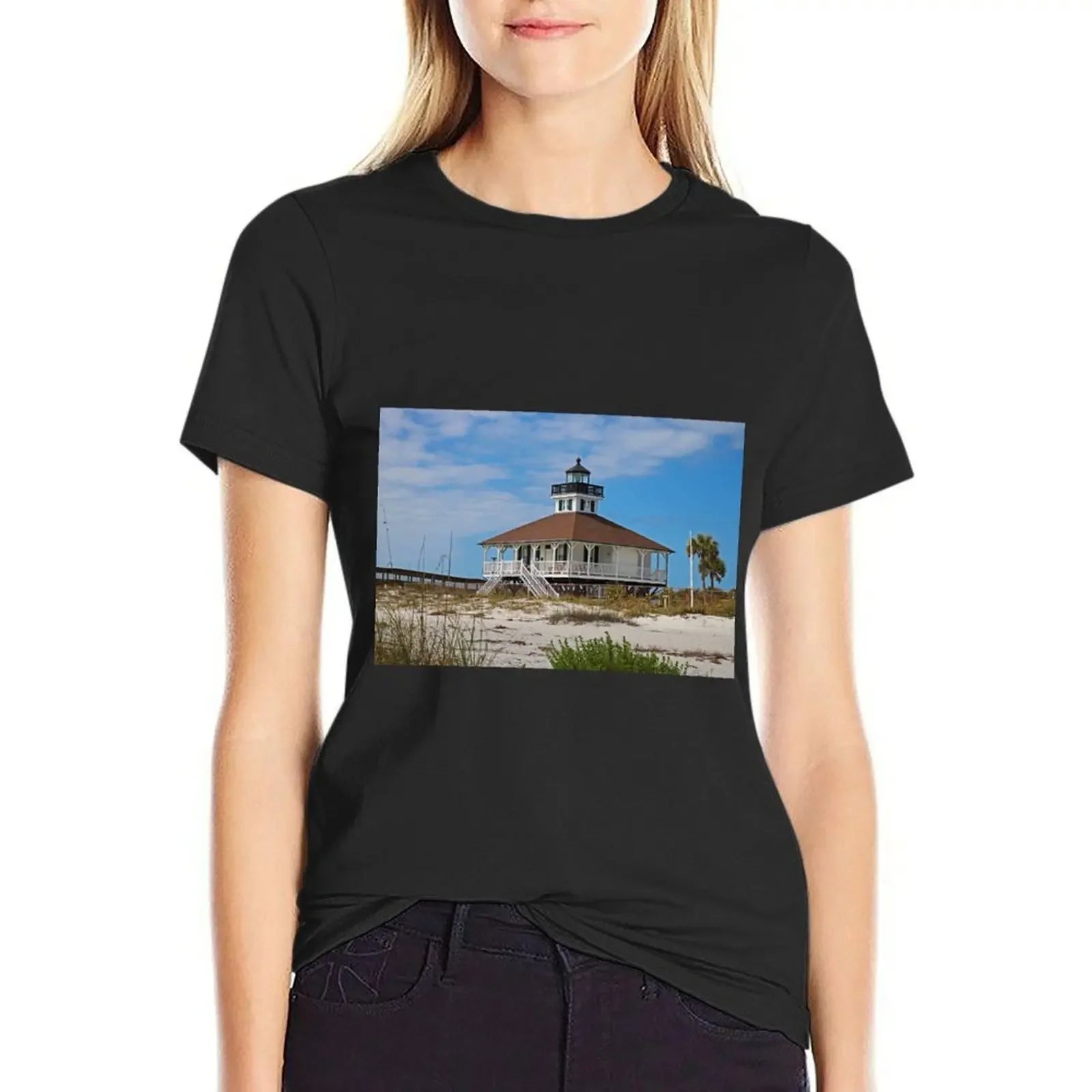 

Blissful Boca T-shirt tops tees Aesthetic clothing cute t-shirts for Women