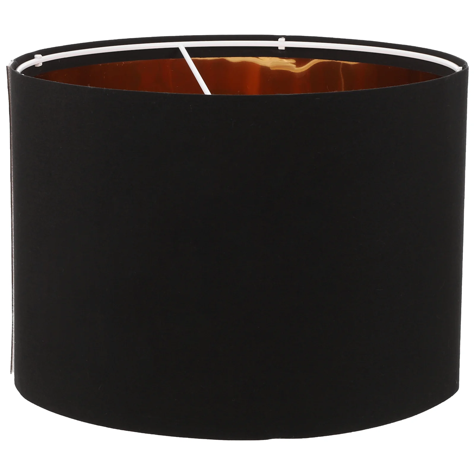

E27 Lampshade 25x18cm Black Gold Linen Shade for Table Wall Floor Lamps Pendant Light Cover Bedroom Study Room Decorative Fabric
