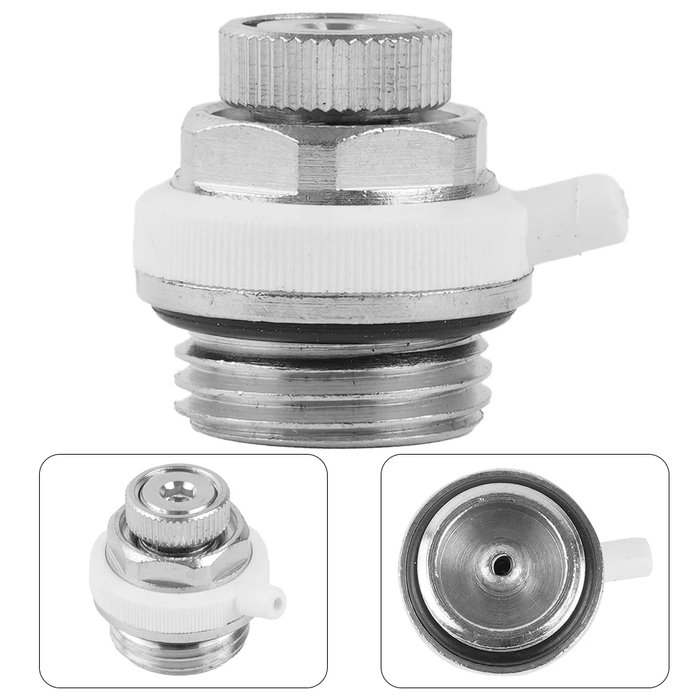 

1/2/3/5Pcs Vent Valve 1/2Inch For BSP Automatic Air Vent Auto Cut-off Self Bleeding Radiator Valve Vent Valve Radiators