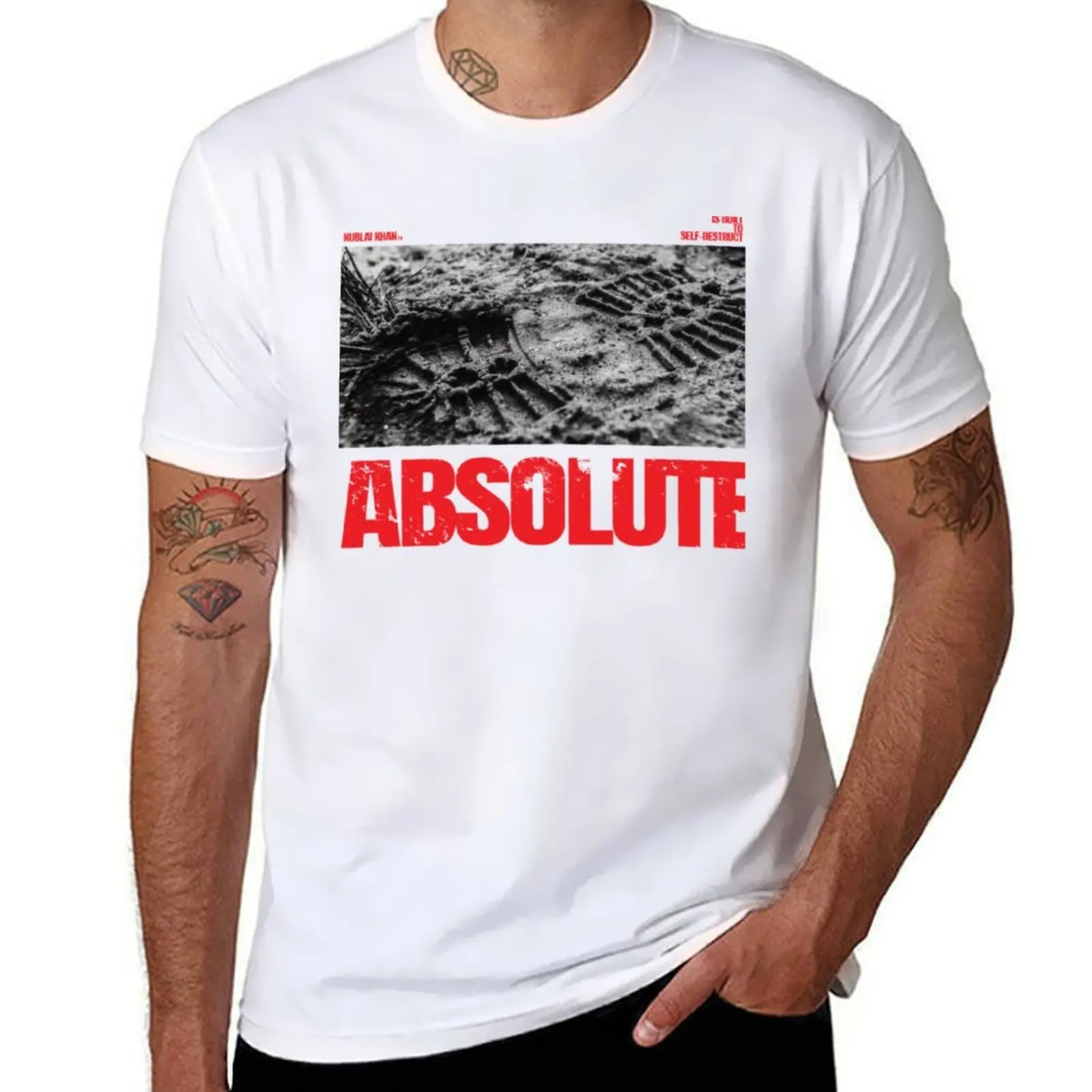 

Kublai Khan TXABSOLUTE T-Shirt Breathable Basic Cotton T-Shirt
