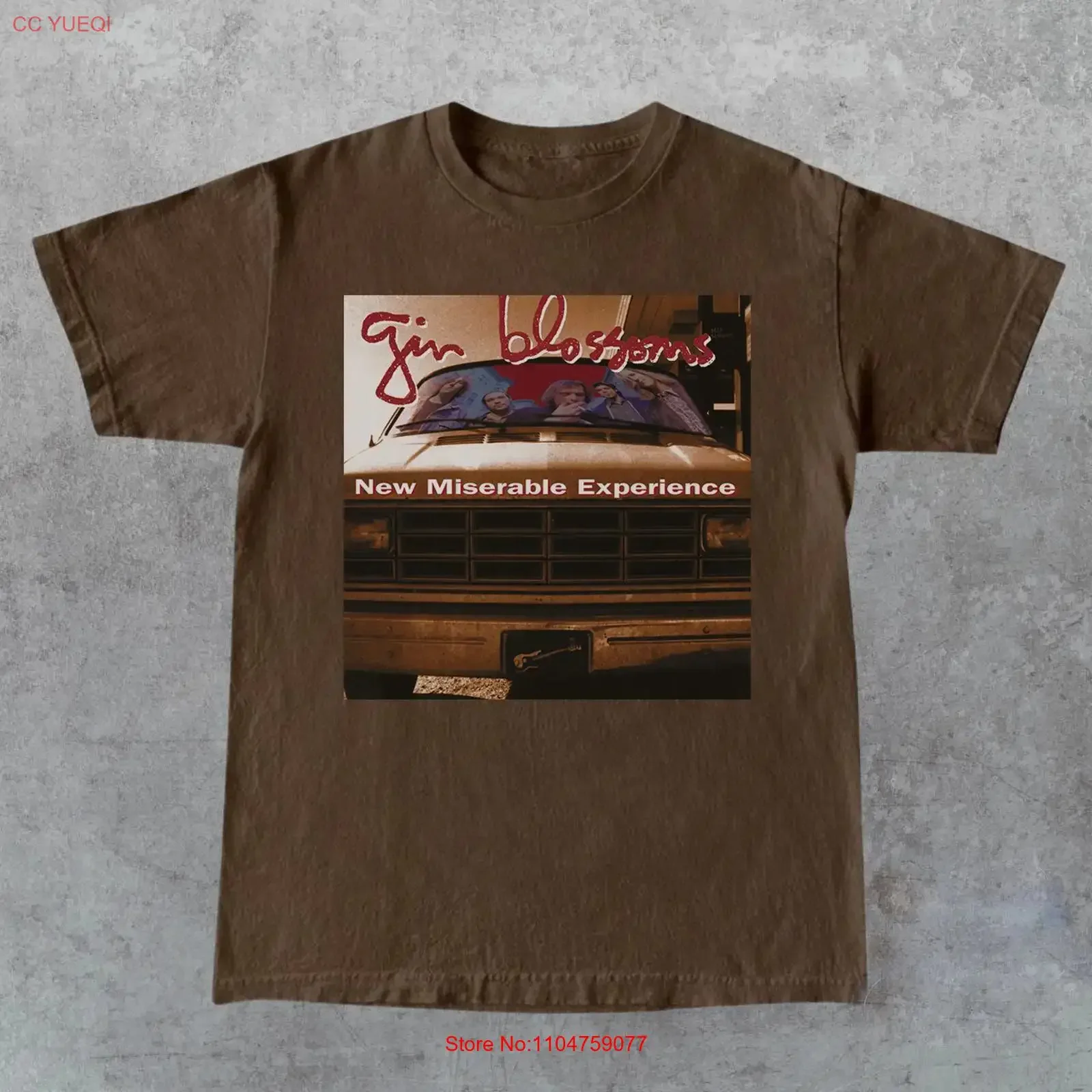 Gin Blossoms Band New Miserable Experience Album T SHirt Full Size S 5XL vintage Washed Breathable Soft fashion