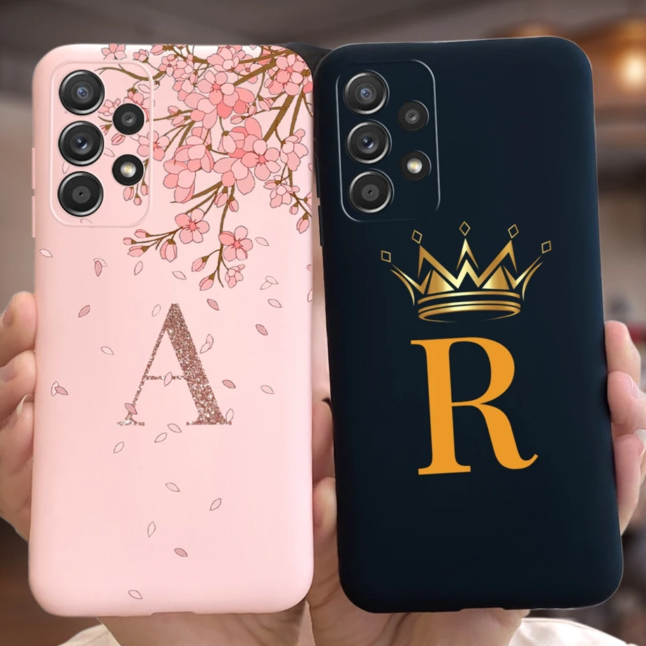 For Samsung Galaxy A32 Case SM-A325F New Fashion Letters Cover For Samsung Galaxy A32 5G SM-A326B Case Soft Silicone Fundas Bags