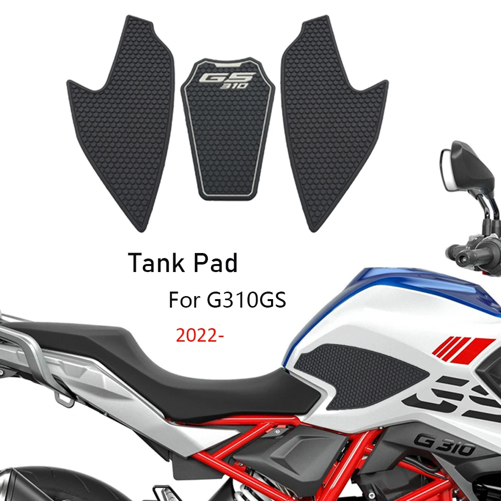 

Для BMW G310GS G310 GS 2022-аксессуары для мотоциклов, нескользящие боковые наклейки на топливный бак, резиновая наклейка