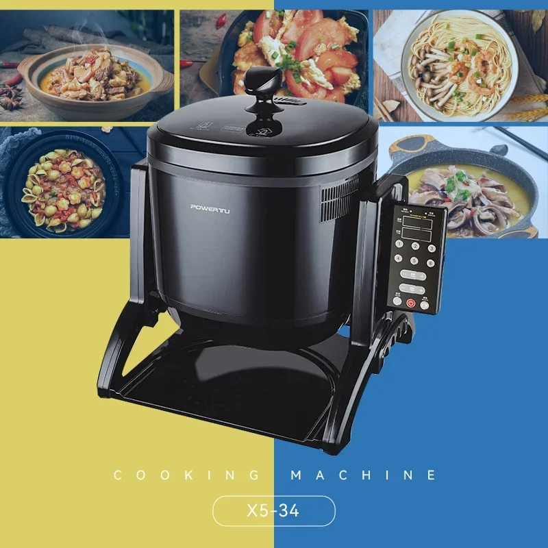 X5-34 Commercial Kitchen Intelligent Auto Cooker Robot Self Cooking Fried Rice Robotic Machine Restaurant Cooking Machines