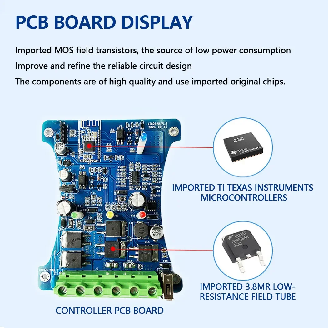 Powlsojx Bluetooth Solar Panel Charge Controller 12V/24V Auto 10A 20A 30A PWM Regulator Dual USB for RV Off-Grid System APP
