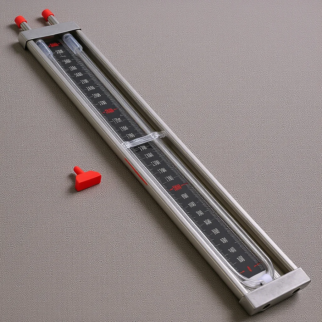 

Vacuum Tube Tester U Tube Manometer Rust Resistant High Accuracy Pressure Sensor Differential Pressure Meter Compact Design