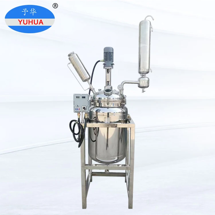 Corrosion Resistant Fully Automated Stainless Steel Reactor Bioreactor for Chemical Synthesis R&D
