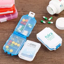 Folding Pill Case Medicine Drug Pills Organizer Storage Boxs Portable Pharmacy Capsule Tablet Container Empty Pillbox Cases