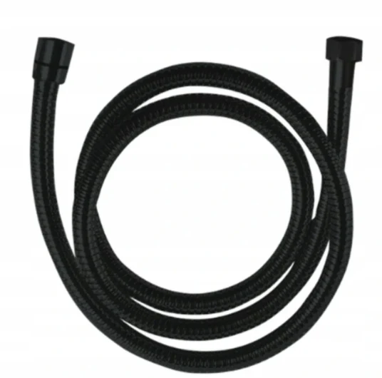 Arno stretch doucheslang 150-180cm zwart