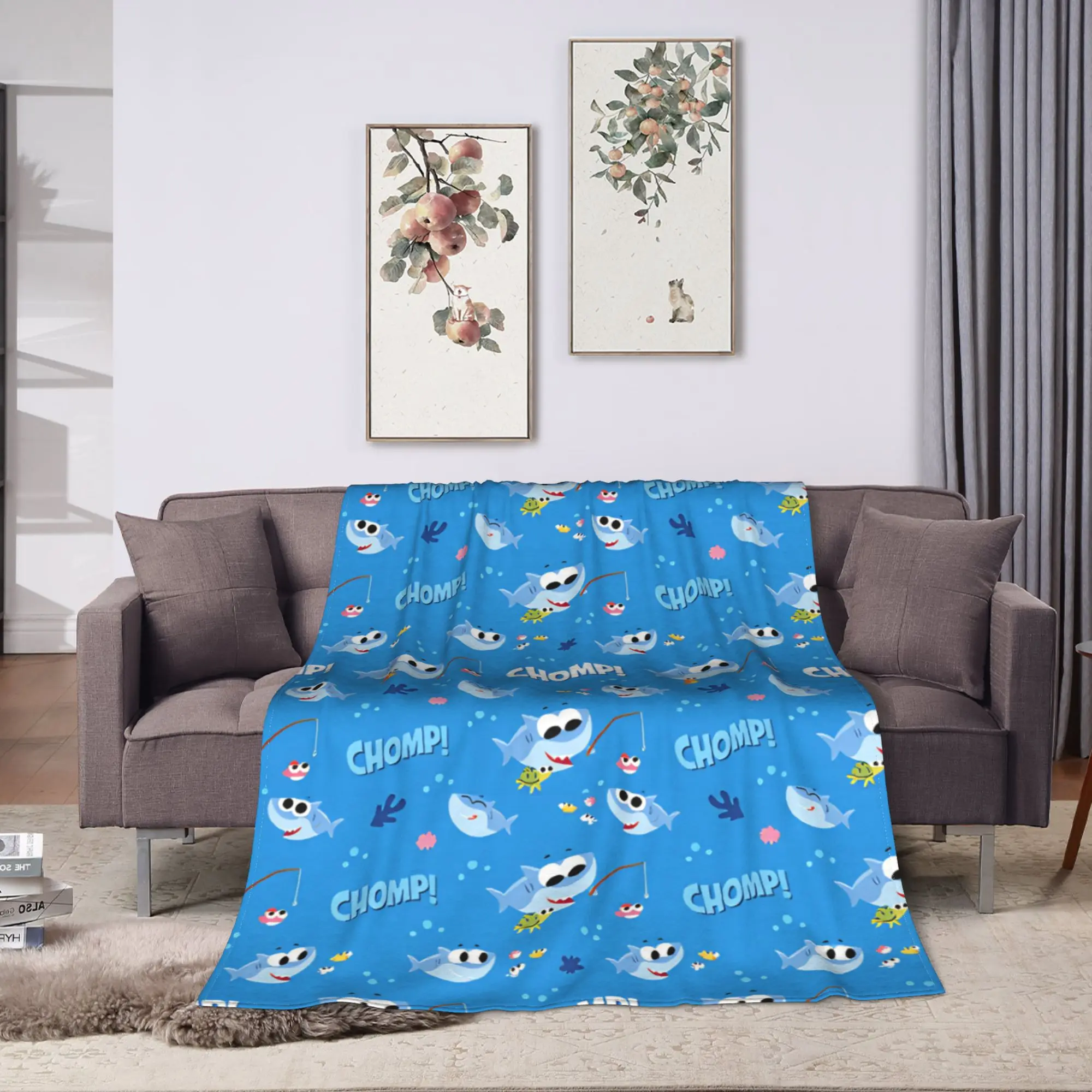 Bumble Nums Cartoon Flannel Blanket Super Simples Warm Bedding Throws for Living Room Camping Trend Bedspread Sofa Bed Cover