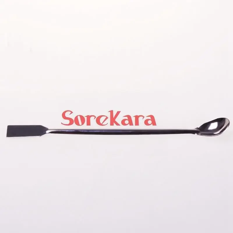 Cuillère à médicaments en acier inoxydable, spatule à louche de 20cm, 2 pièces, expérience utilisation en laboratoire en pharmacie